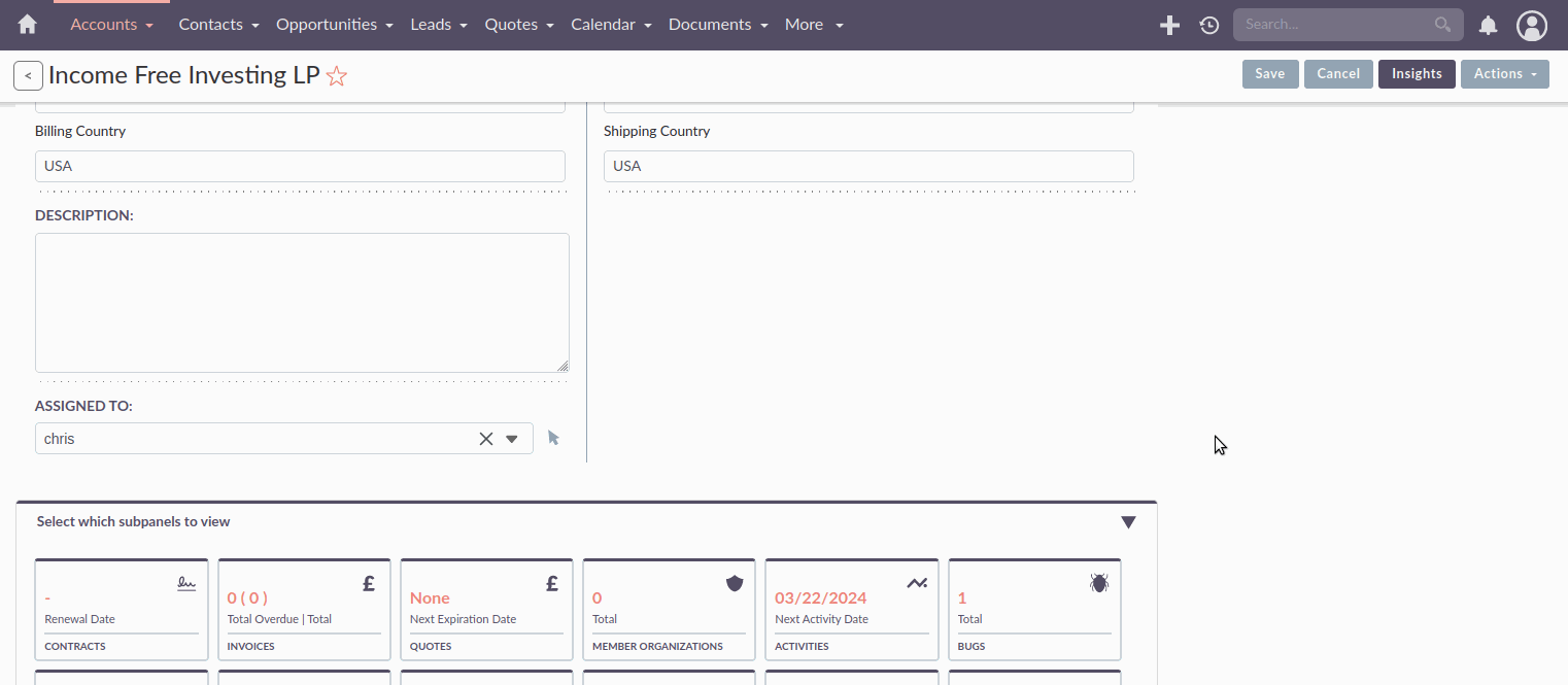 SuiteCRM8 New Relate Field