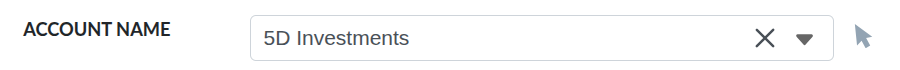 Relate field showing the selector icon