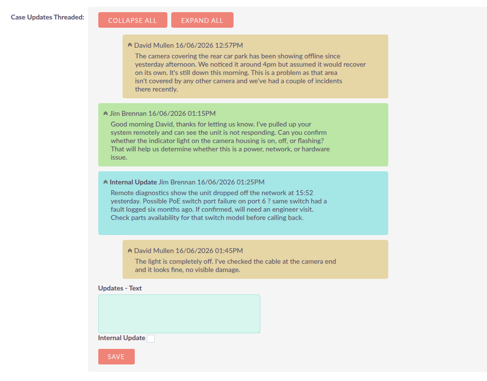 CaseUpdates