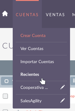 Menú Desplegable 18Dropdown menu